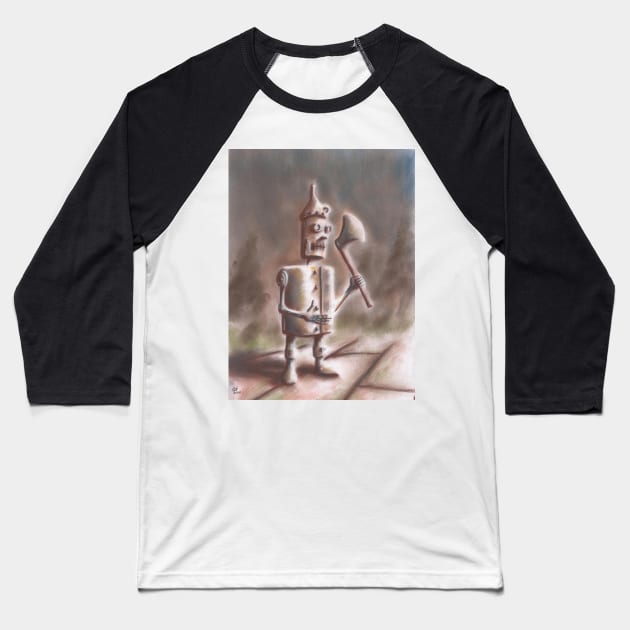 Tin Woodman (Homem de Lata) Baseball T-Shirt by EderArt